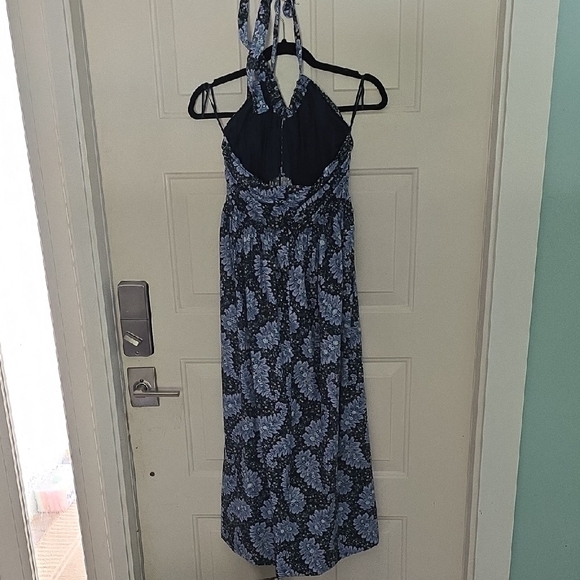 NWT J. Crew Collection Sz 10 Halter Dress Pacific Paisley Organic Cotton Ratti - Picture 6 of 7